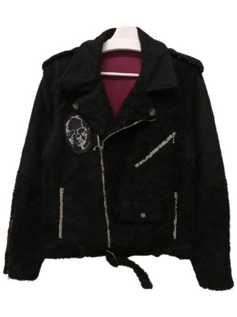 Other Designers Vintage - 🔥Rare🔥DO-LE PROJECT Japanese Brand Sherpa Rider Jacket