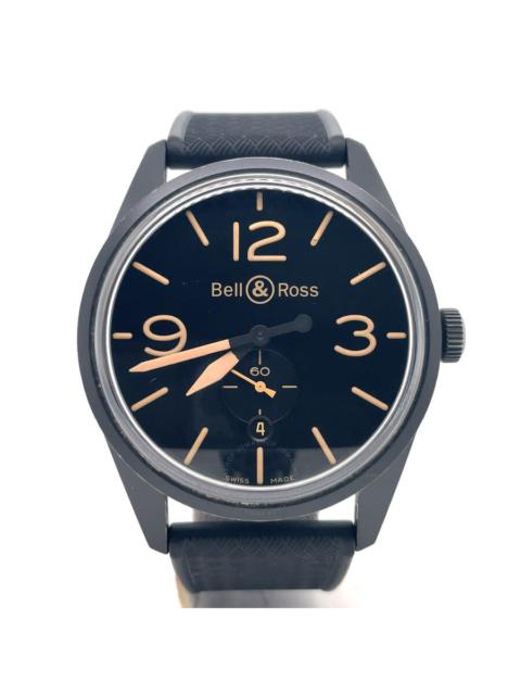 Other Designers Pre-owned Bell & Ross Vintage Automatic Black Dial Men's Watch BR123-95-SC