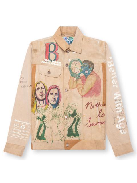 *Better With Age HARRISON RECONSTRUCTED TRUCKER JACKET - MULTI