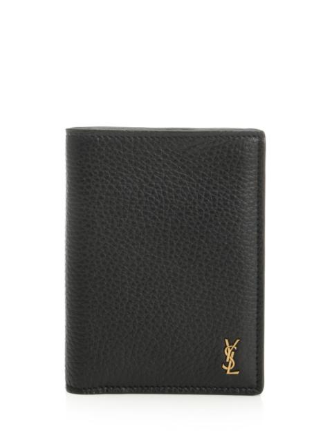 SAINT LAURENT Saint Laurent Men "Tiny Cassandre" Credit Card Holder