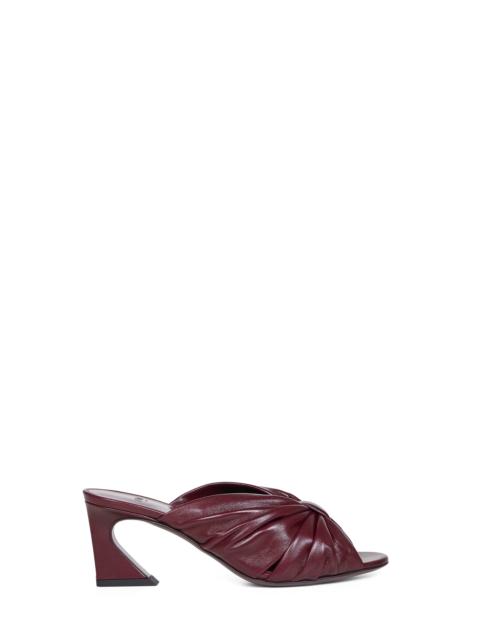 FENDI Fendi Women Burgundy Fendi Arco Slide Sandals