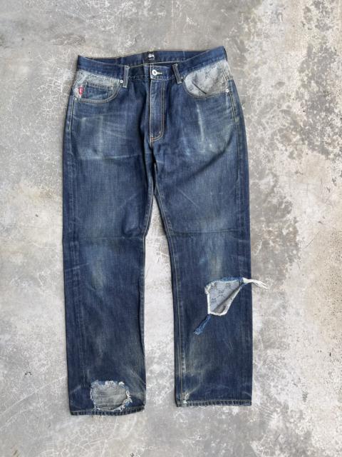 Stüssy Rugged Destroy Distressed Stussy Denim | rottenhype | REVERSIBLE