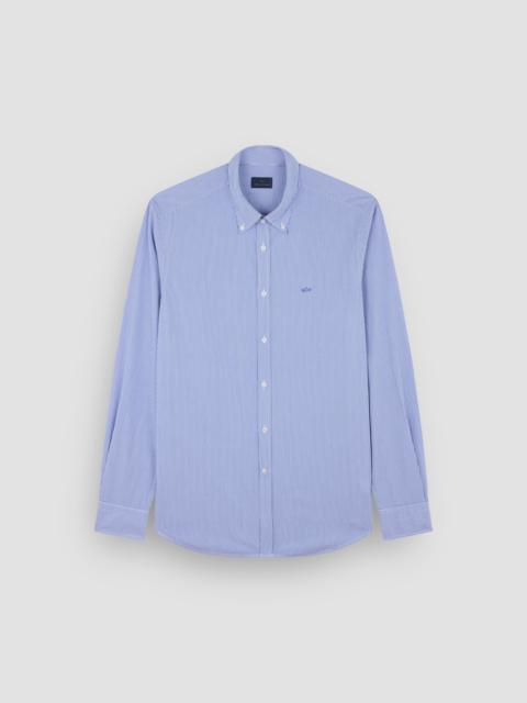 Paul & Shark COTTON POPLIN SHIRT WITH SHARK EMBROIDERY