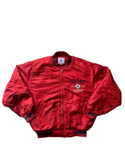 Other Designers Vintage - Vintage Converse Chuck Taylor Embroidered Logo Bomber Jacket