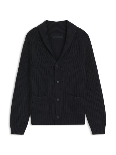 BOSS BECKHAM X BOSS RELAXED-FIT CARDIGAN IN WOOL AND CASHMERE