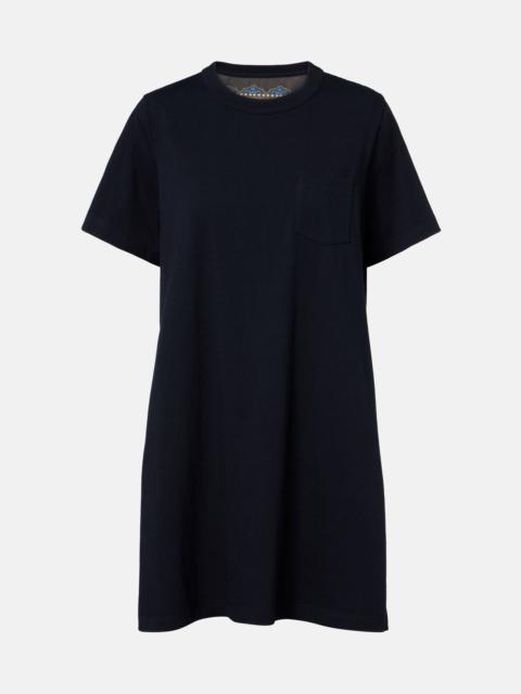 sacai Paisley paneled minidress