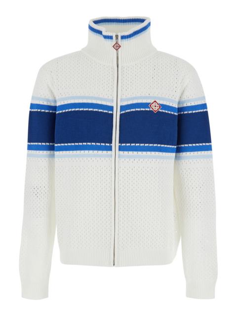 CASABLANCA Casablanca Men Mesh Stripe Track Jacket
