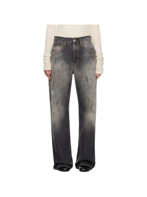 Acne Studios Black Loose Fit Jeans