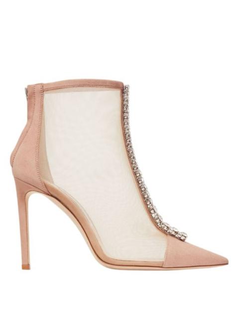 JIMMY CHOO Jimmy Choo Bing 100 Mesh Ankle Boots