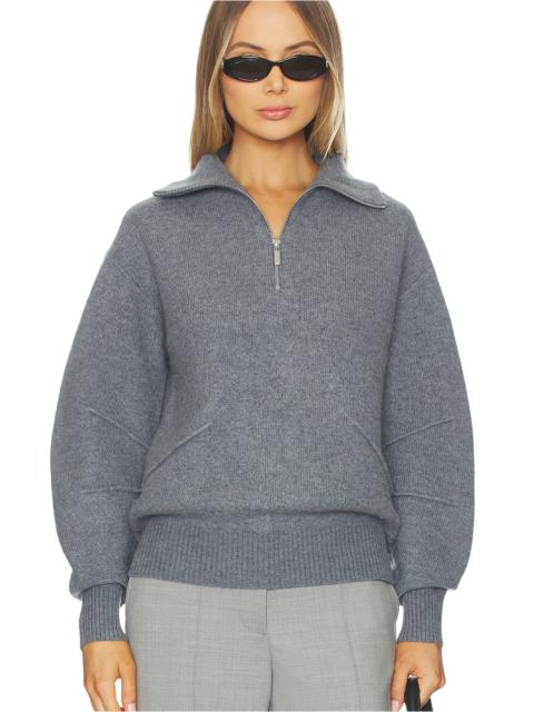 Helmut Lang Boiled Zip Turtleneck