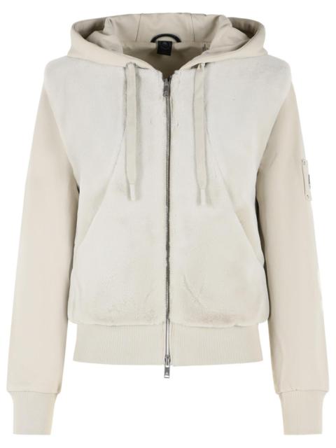 MOOSE KNUCKLES Moose Knuckles 'Bunny' Ivory Cotton Sweatshirt Women