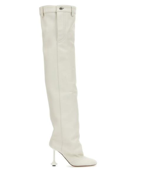 Loewe Woman Ivory Nappa Leather Toy Boots