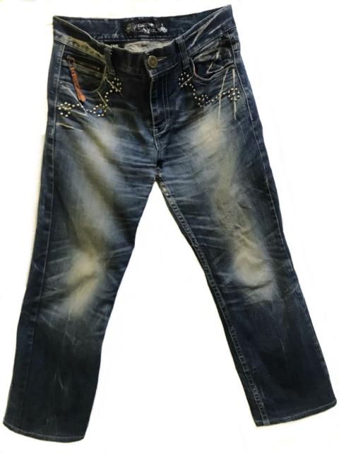 Hysteric Glamour Red Pepper Rusty Mud Denim Pants