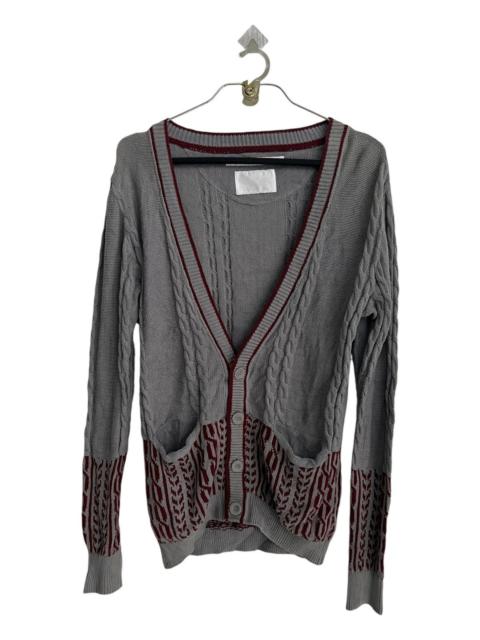 White Mountaineering SS13 White Mountaineering Rockabilly Cable Knit Cardigan