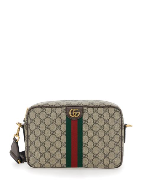 GUCCI Gucci Men Crossbody Bag 'Ophidia' With Adjustable Strap And Gg Plaque With Web Detail On The Front I