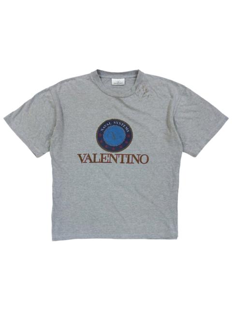 Valentino Rare! Vintage Valentino Big Logo Spell Out Tee