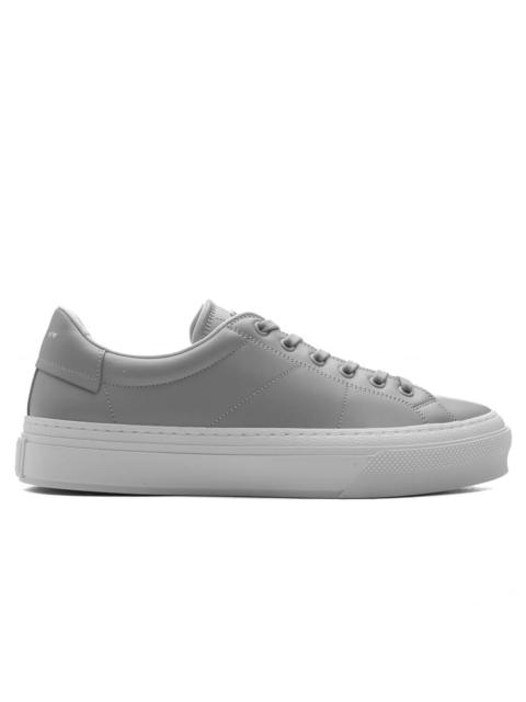 Givenchy CITY SPORT SNEAKERS IN LEATHER  - LIGHT GREY