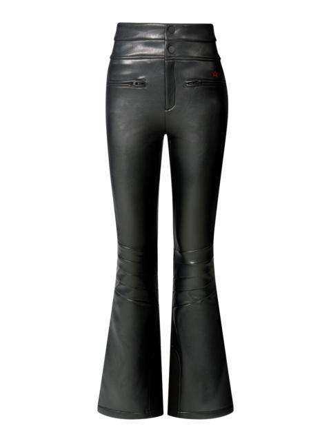 PERFECT MOMENT Aurora Faux Leather Ski Pants black