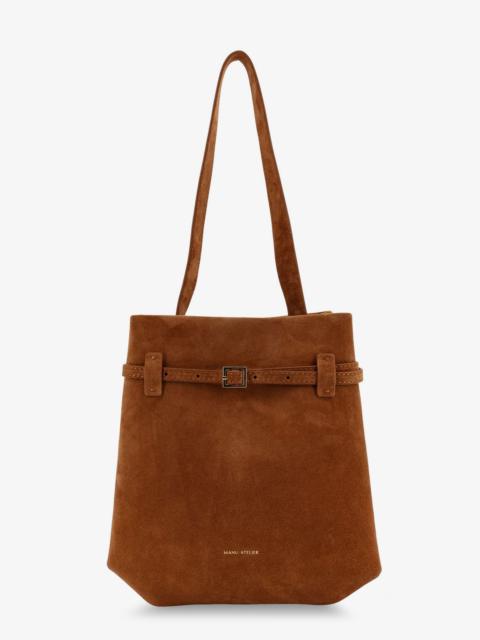 MANU ATELIER - Manu Atelier Mini Tote Du Jour Suede Shoulder Bag