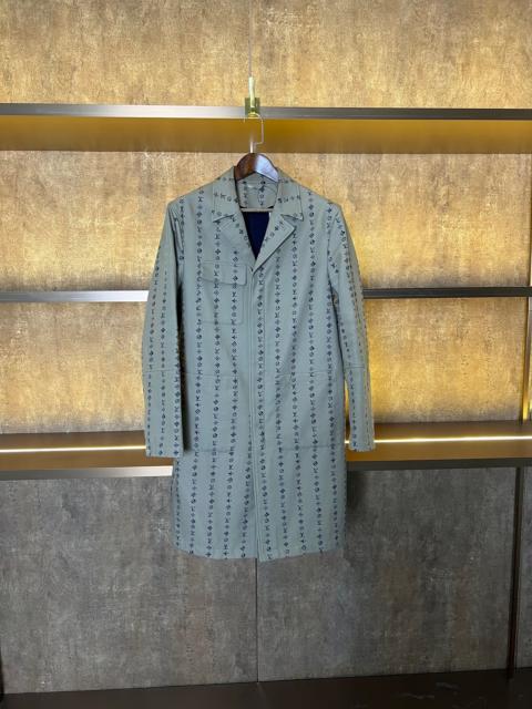 Louis Vuitton Louis Vuitton Stripe Monogram Belt Coat