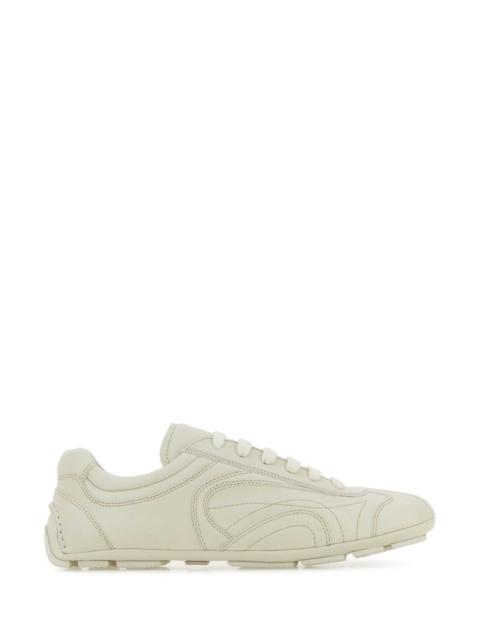 Prada Prada Women Ivory Nappa Leather Montecarlo Re-Edition 2005 Sneakers