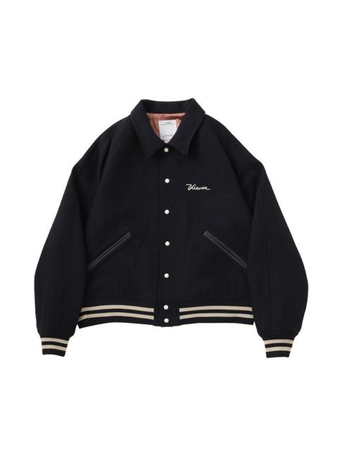 visvim CRESTWOOD VARSITY JKT NAVY