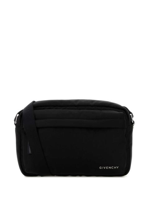 Givenchy Givenchy Men Black Fabric Essential U Crossbody Bag
