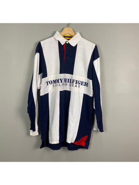Other Designers Vintage - VINTAGE TOMMY HILFIGER SAILING GEAR POLO RUGBY LONGSLEEVE