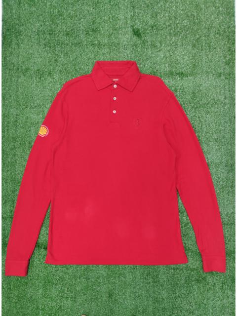 Other Designers Ferrari - FERRARI LONG SLEEVE POLO SHIRT(T18)