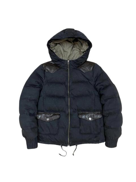Burberry 🔥Burberry London Blue Label Puffer 2 Tone Goose Down Jacket