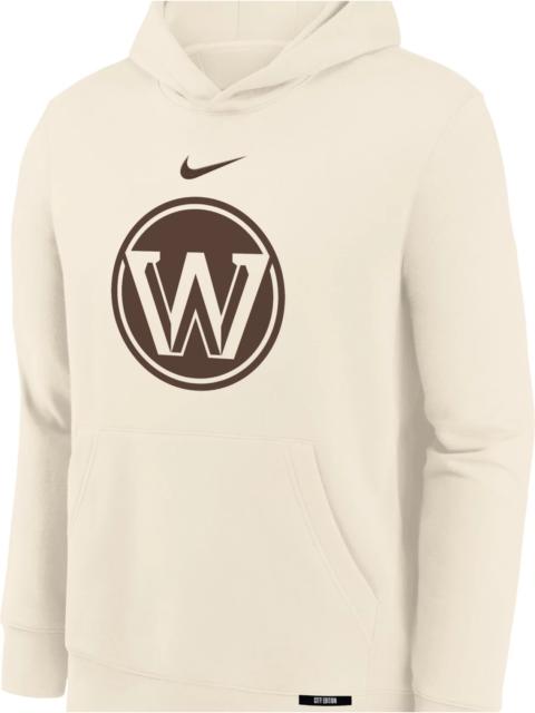 Nike Nike Youth 2025-26 City Edition Golden State Warriors Club Logo Hoodie