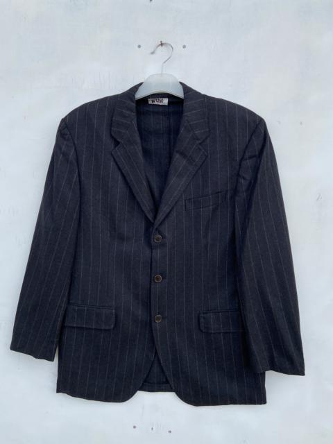 Salvatore Ferragamo SALVATORE FERRAGAMO STRIPE BLAZER JACKET