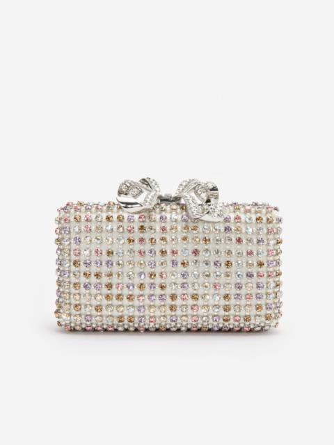 self-portrait Multi Crystal Clutch Bag