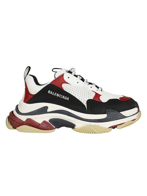 Balenciaga Triple S White Black Crimson