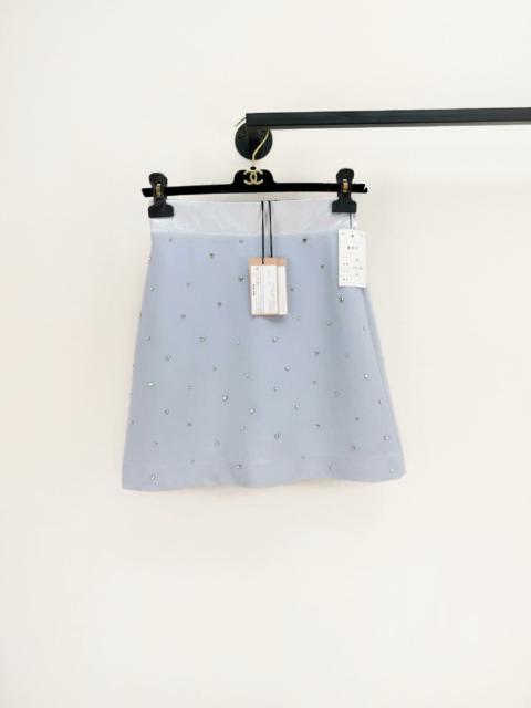Miu Miu Miu Miu Crystal-Embroidered Cady Mini Skirt