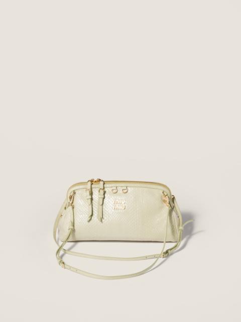 Miu Miu Ayers leather clutch