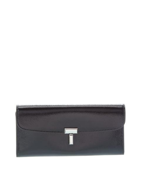 TOTEME TOTEME T-Lock Leather Continental Wallet