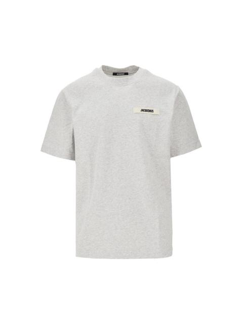 JACQUEMUS Jacquemus Gros Grain T-shirt Grey Men