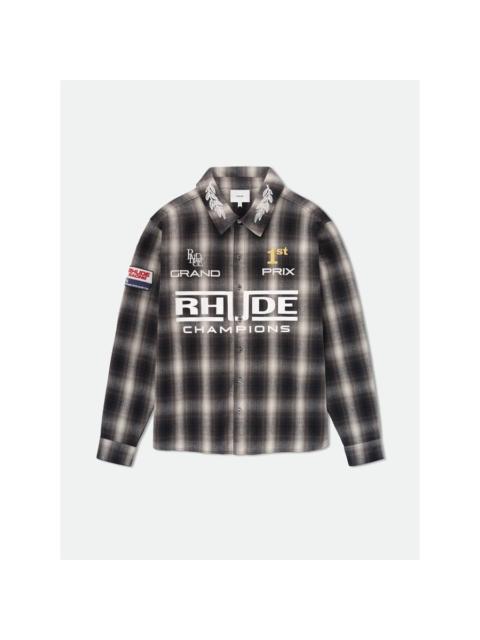 Rhude Rhude Men'S Multi Plaid Racing Flannel Shirt