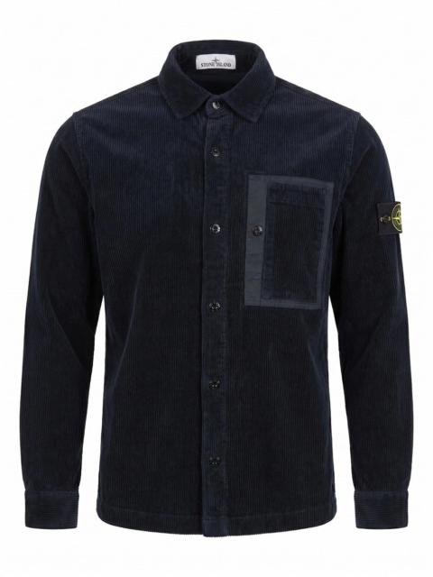 Stone Island Stone Island Men Organic Cotton Corduroy Shirt