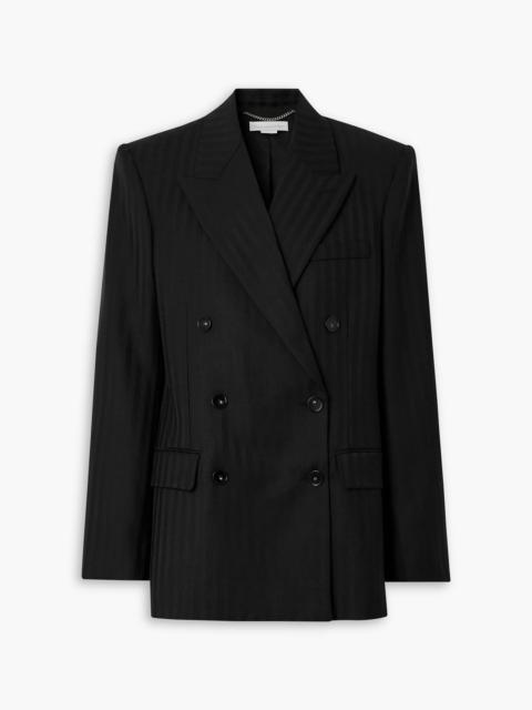 Stella McCartney Oversized double-breasted striped wool blazer