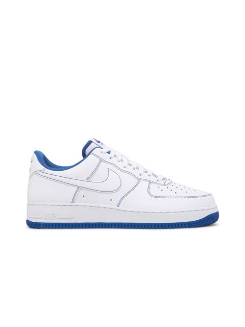 Nike Air Force 1 '07 'Contrast Stitch - White Game Royal'