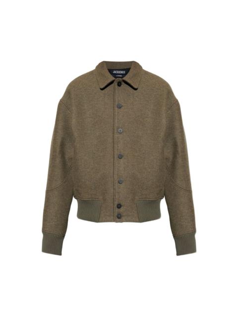 JACQUEMUS BUTTON COLLAR JACKET