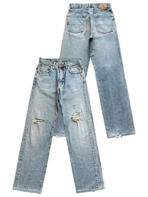 Other Designers Vintage Edwin 505x Selvedge Wide Distressed Denim Jeans