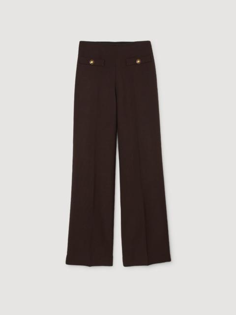 Sandro FLARED TROUSERS