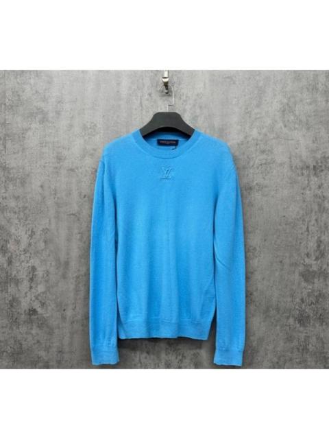 Louis Vuitton Louis Vuitton cashmere embossed logo knit sweater