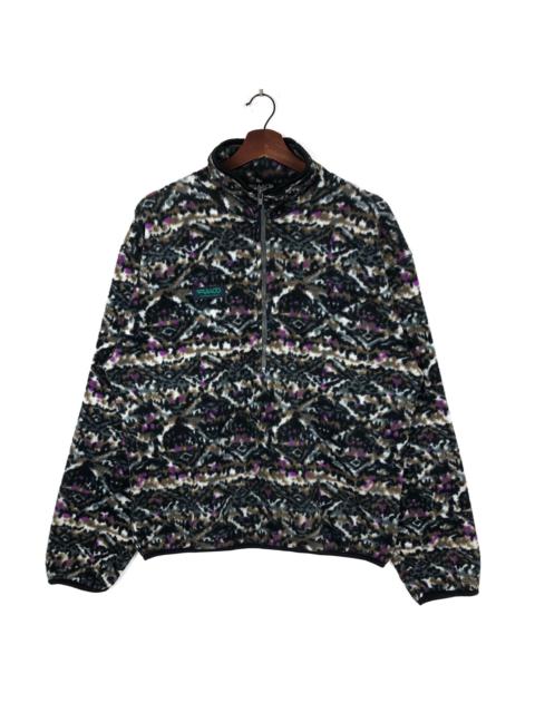 Other Designers Vintage - Vintage Aztec Tribal Design Fleece Jacket Native Navajo Art