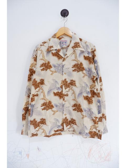 Studio D'Artisan Vintage Studio D'artisan Flying Bird Open Collar Shirt
