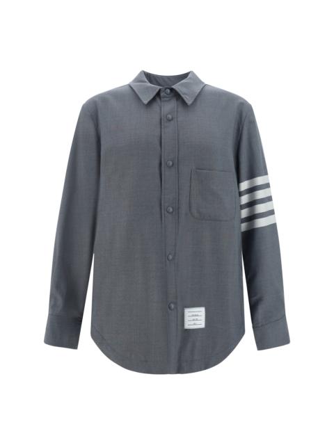 Thom Browne Thom Browne Wool Cotton Blend Shirt Medium Grey