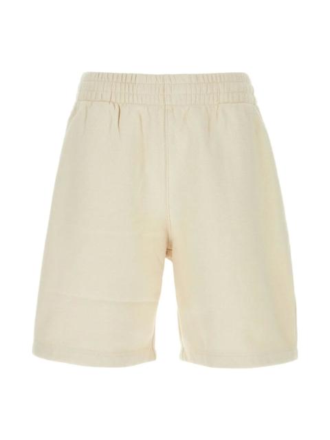 Ivory Cotton Bermuda Shorts